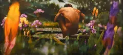 Daniel Maffia, Male Nude Figural, Painting