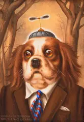 Donald Roller Wilson, Richard Dog, Painting