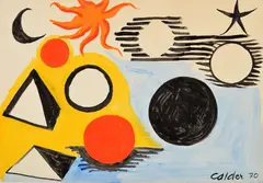 Alexander Calder, Untitled, Gouache Painting