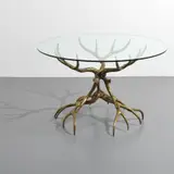 Center Hall Table by Arthur Court, Bronze Dining, sold May 2020