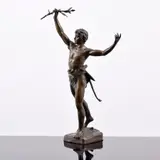 Eugène Marioton, Untitled, Bronze Figural Sculpture