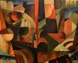 Albert Gleizes, Cubist Landscape, Painting
