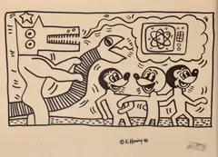 Keith Haring, Untitled, Drawing