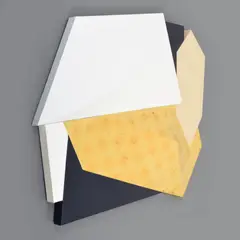 Charles Hinman, Gold Leaf, Abstract Painting