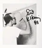 Keith Haring, Untitled, Drawing on Exhibition Catalog