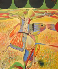 Keith Martin, Abstract, Surrealist, Painting
