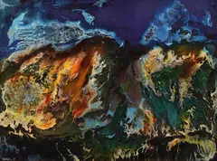 Untitled by Leonardo Nierman, Abstract Painting, sold Feb 2020