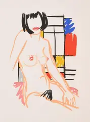 Untitled by Tom Wesselmann, Screenprint, sold Nov 2019