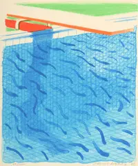 David Hockney, Untitled, Lithograph