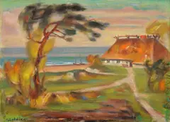 Adomas Galdikas, Landscape, Painting
