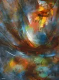 Untitled by Leonardo Nierman, Abstract Painting, sold May 2019