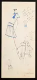 Untitled by Karl Lagerfeld, Drawing, sold Apr 2019