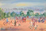 Jean Dufy, Bois Scene, Painting