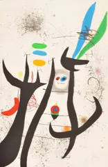 Joan Miró, Untitled, Etching