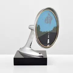 Allan D'Arcangelo, Side View Mirror, Sculpture
