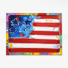 Peter Max, Untitled, Mixed Media Painting