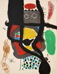 Joan Miró, Le Caissier, Aquatint