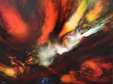 Untitled by Leonardo Nierman, Painting, sold Nov 2017