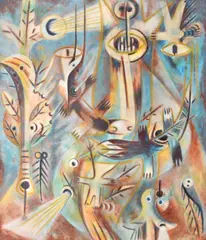 Ever Fonseca, Untitled, Mixed Media Painting