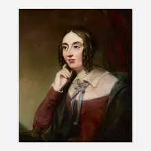 19th Century, Portrait of a Lady, oil on board