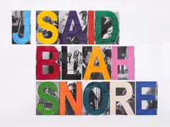BLAH Mixographia by John Baldessari, Print, sold May 2026