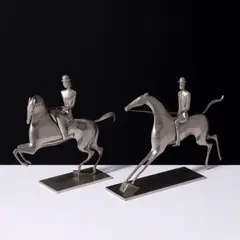 Karl Hagenauer, Male & Female Horseback Rider, Sculptures