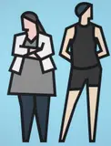 Julian Opie, Lydia & Garrett, Relief Multiple