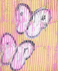 Butterfly by Hunt Slonem, Painting, sold Mar 2025