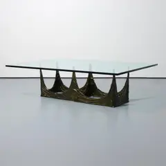 STALAGMITE Coffee Table by Paul Evans, Bronze, sold Mar 2025