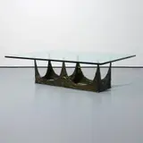 STALAGMITE Coffee Table by Paul Evans, Bronze, sold Mar 2025