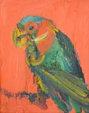 Parrot by Hunt Slonem, Painting, sold Mar 2025