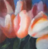 Ross Bleckner 6, TULIPS Pigment, Print
