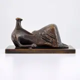 Henry Moore, Female Figure, Bronze Sculpture