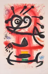 Mambo by Joan Miró, Etching, sold Nov 2023