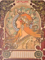 Zodiac by Alphonse Mucha, Lithograph Poster, sold Nov 2023