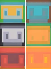 Six Variants by Josef Albers, Screenprints, sold Nov 2023