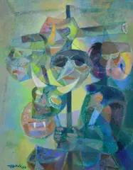 Untitled by Romeo Tabuena, Painting, sold Nov 2023