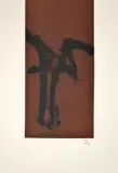 Robert Motherwell, Primal Sign Iv, Aquatint