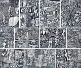 Jean Dubuffet, from PARCOURS Scroll, Screenprints