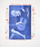David Hockney, The Old Guitarist, Etching