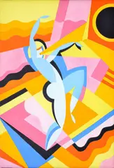 Nikolay Diulgheroff, Untitled, Gouache Painting