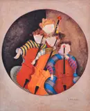 Graciela Rodo Boulanger, Musicians, Painting