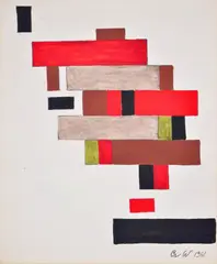 Charmion Von Wiegand, Untitled, Gouache Painting