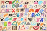 Ida Kohlmeyer, TOKENS OF IDENTITY (State I), Screenprint