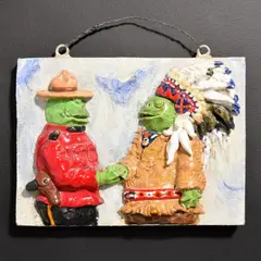 Plaque by David Gilhooly, Sculpture, sold Nov 2023