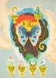Fame & Love by Salvador Dalí, Lithograph, sold Nov 2023