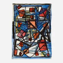 Robert Jay Wolff, Untitled, 1936, watercolor and ink on paper