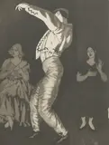 Laura Knight, Untitled, Dame Laura Knight RA RWS (1877-1970) 'SPANISH DANCER NO.2' Etching and aquatint