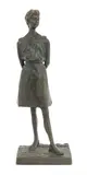Untitled by Paolo Troubetzkoy, bronze 15cm wide 42.5cm high, sold Jun 2020