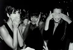 Roxanne Lowit, Linda Evangelista, Naomi Campbell, Christy Turlington: Speaking, Hearing, and Seeing No Evil, Fashion Group Party, Plaza Hotel, NYC, 1989, Pigment print